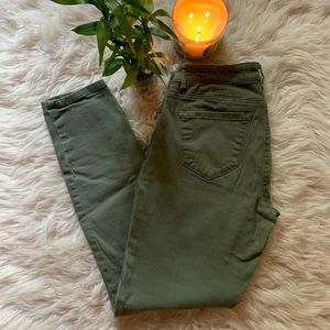 Hunter green jeans by Refuge